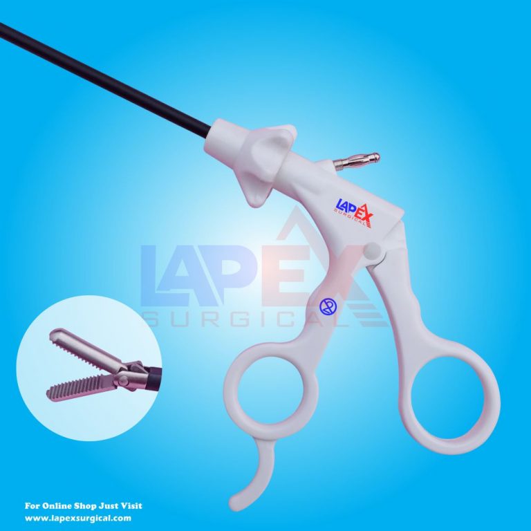 Disposable Standard Grasping Forceps in Sterile Blister Pack – Single-Use Laparoscopic Instrument