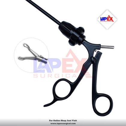 Reusable Babcock Grasper with Atraumatic Fenestrated Jaws
