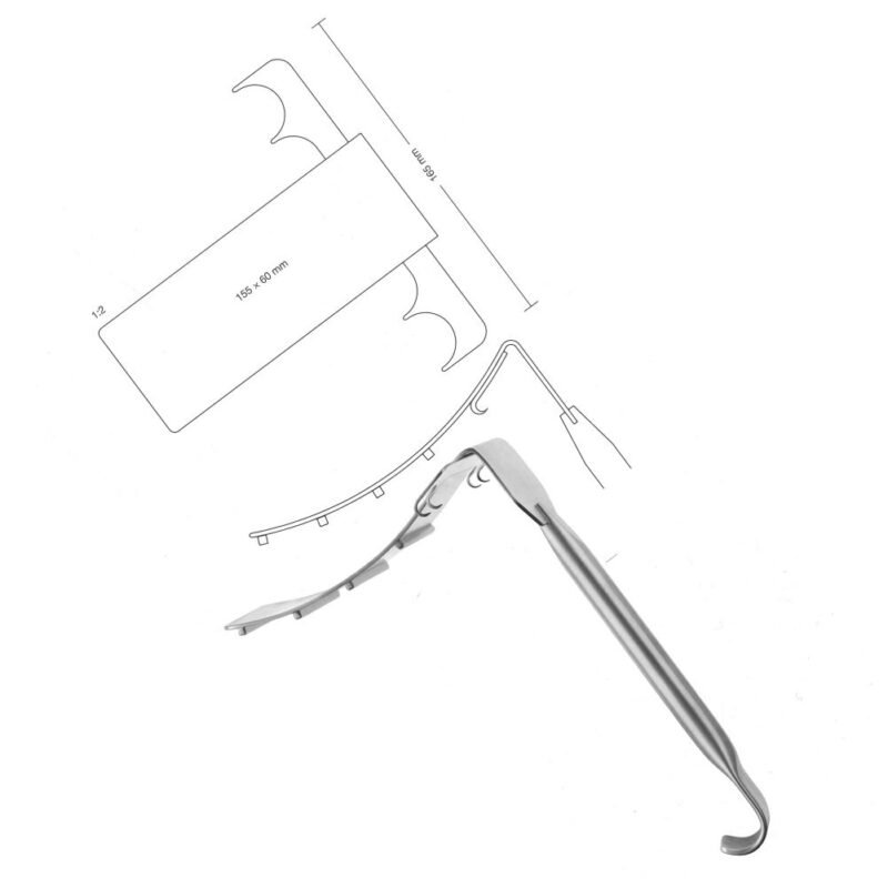 Solz Racket Retractor Best SALDANHA SOLZ Abdominal Retractor LP-1.100.01
