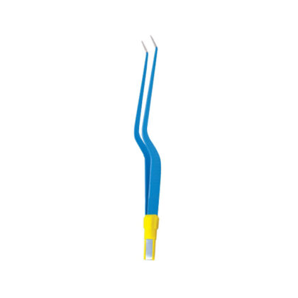 Single Use European Bayonet Angled Bipolar Forceps