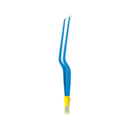 Single Use European Bayonet Angled Bipolar Forceps