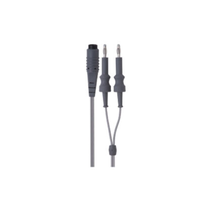 BIPOLAR CABLE EURO PLUG LX-2306, WITH TWO BANANA PIN FITTING