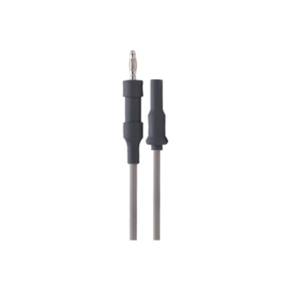 MONOPOLAR CABLE 4MM FEMALE LX-2312, & 4MM MALE PLUG