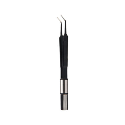 Reusable European Bipolar Forceps LX-896, Non Stick Jeweller Angled