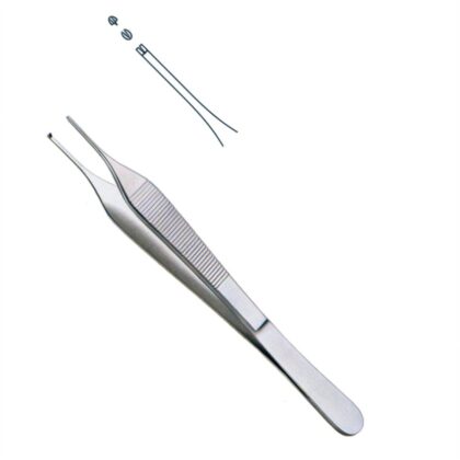 Image Shows ADSON DELICATE TISSUE AND SUTURE FORCEPS LP-7.100.02