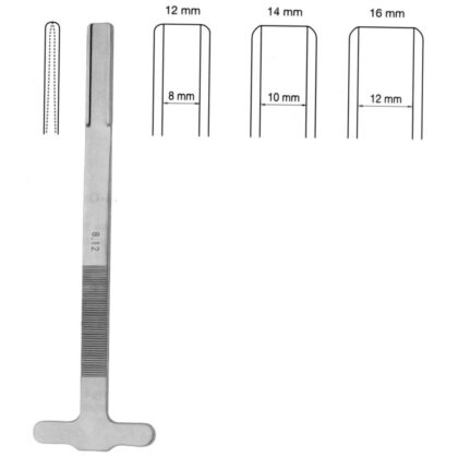RUBIN EDGED BONE CHISEL LP-40.100.16