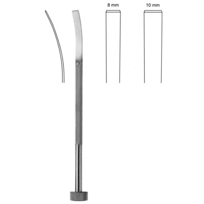 OBWEGESER FLEXIBLE OSTEOTOME LP-40.100.32, CURVED