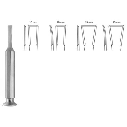 TESSIER OSTEOTOME LP-40.100.35, STRAIGHT, BEVELED EDGES
