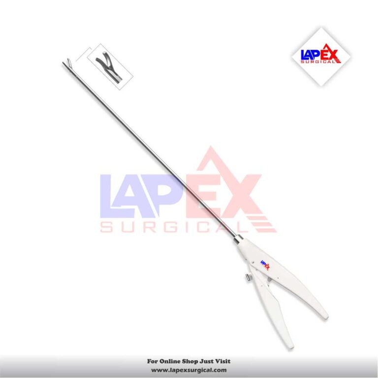 Home 12 Image Shows Disposable Needle Holder Left Curved LXD-126-LC