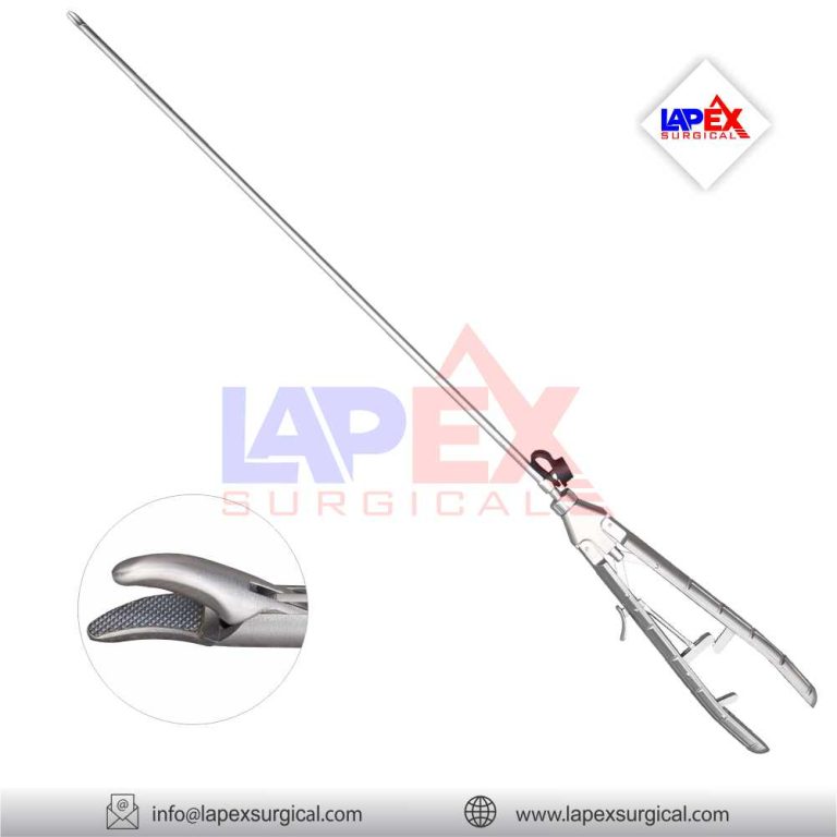 Home 12 Image Shows Laparoscopic Needle Holder LX-607-T (Straight Titanium Handle)