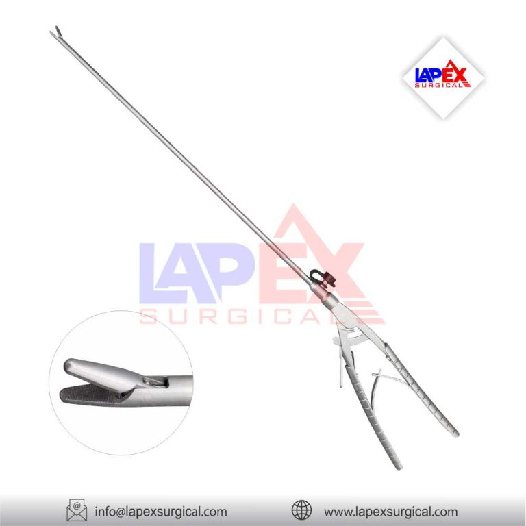 Image Shows Laparoscopic Needle Holder V Shape LX-606