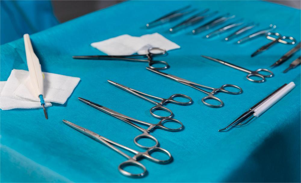 Image Shows Essential General Surgery Instruments for Operating Rooms