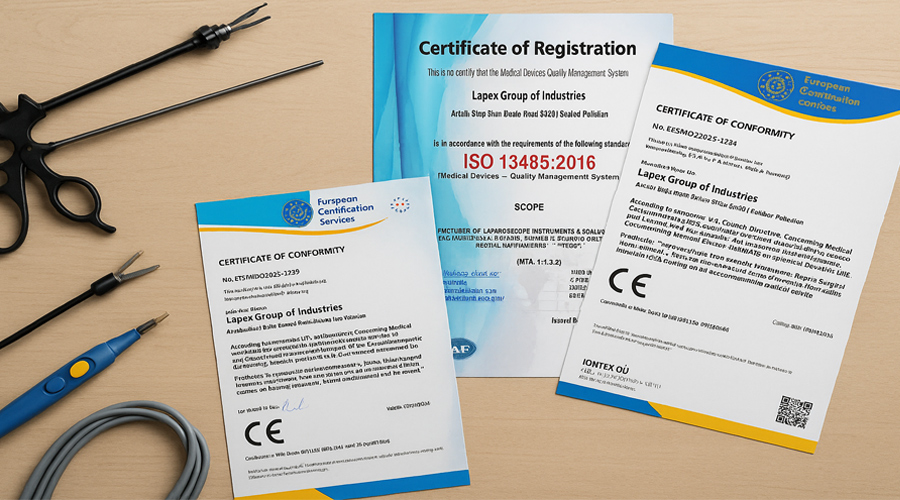 ISO & CE Certified Laparoscopic Instruments
