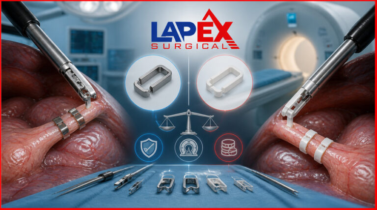 Compare Titanium vs. Polymer surgical clips for laparoscopy