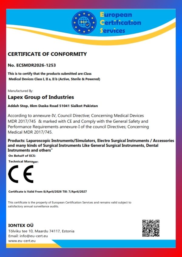 LGI-CE-2026-2027 Image shows the Cortication of Conformity
