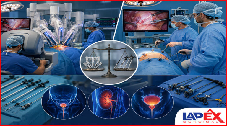 laparoscopic and robotic instruments for urological cancer surgery
